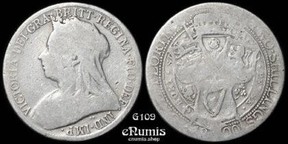 Great Britain, Victoria, Florin 1900, Good