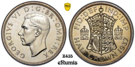 Great Britain, George VI, Halfcrown 1937, PROOF, PCGS PR 64