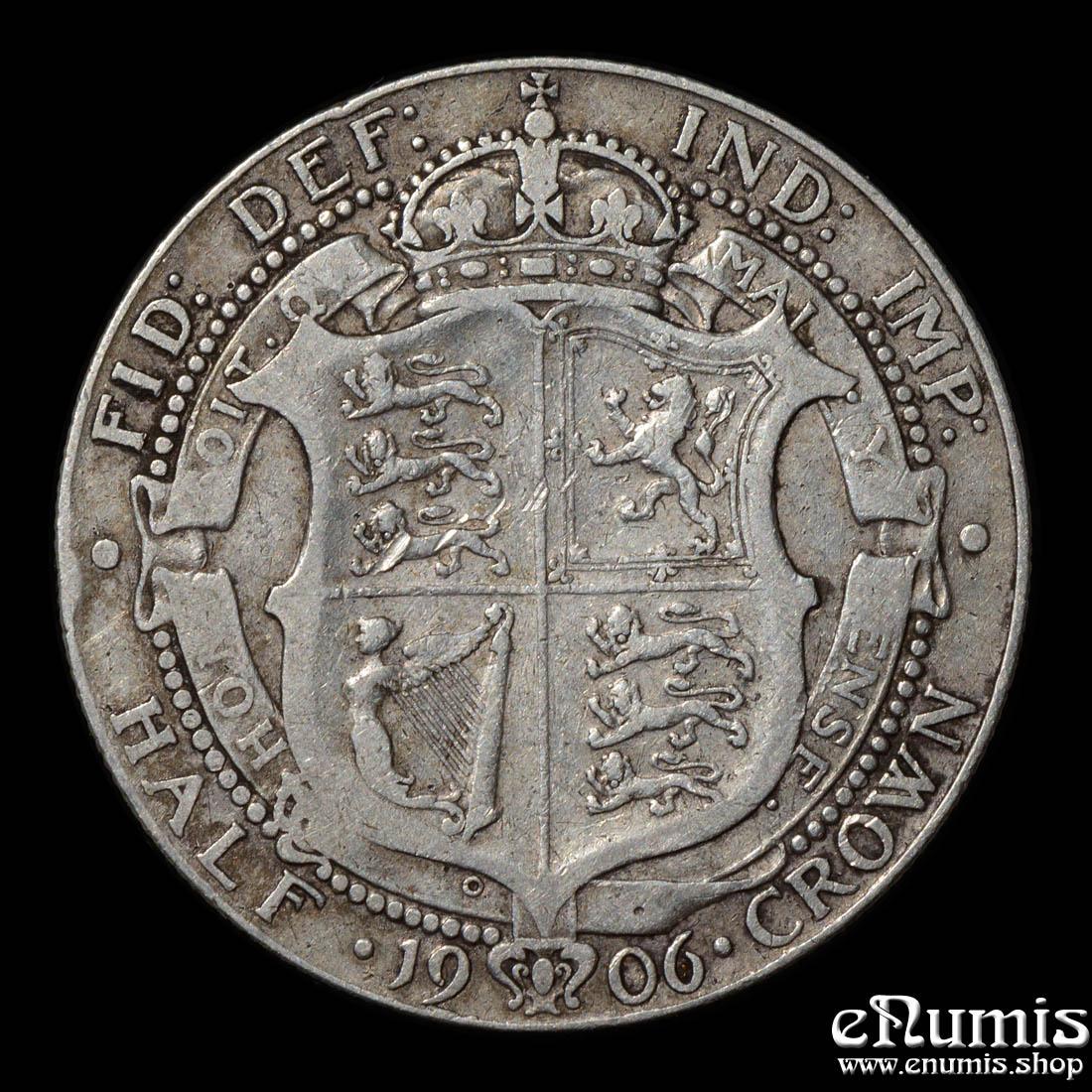 Great Britain, Edward VII, Halfcrown 1906, F-VF