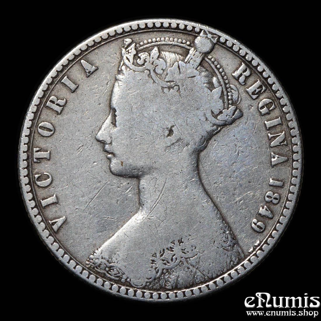 Great Britain, Victoria, Godless Florin 1849, Fine+