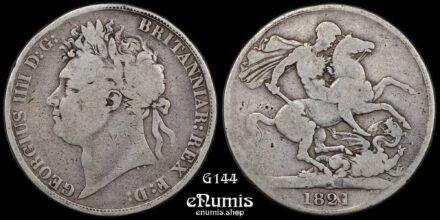 Great Britain, George IV, Crown 1821, Secundo, Fine