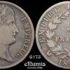 FRANCE, Napoleon I, 5 Francs 1811 A, Paris, VF FRANCE, Napoleon I, 5 Francs 1811 A, Paris, VF