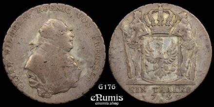 Germany, Prussia, Friedrich Wilhelm II, Taler 1797 A, VF