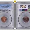 Great Britain, Victoria, 1/2 Farthing 1844, PCGS MS 64 RB