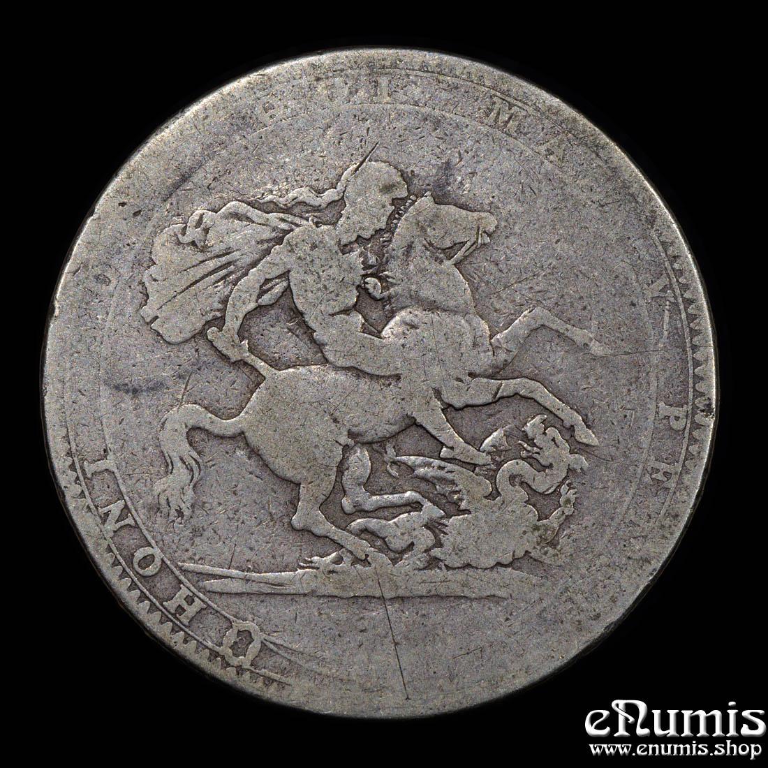 Great Britain, George III, Crown 1819, LIX, aFine
