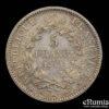 FRANCE, Third Republic, 5 Francs 1874 K, Bordeaux, XF+