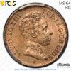 SPAIN, Alfonso XIII, 1 Centimo 1906 SL-V, PCGS MS 64 RB SPAIN, Alfonso XIII, 1 Centimo 1906 SL-V, PCGS MS 64 RB