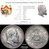 Germany, Wurttemberg, Wilhelm II, 3 Mark 1914, XF-UNC