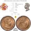 SPAIN, Alfonso XIII, 1 Centimo 1906 SL-V, PCGS MS 64 RB SPAIN, Alfonso XIII, 1 Centimo 1906 SL-V, PCGS MS 64 RB