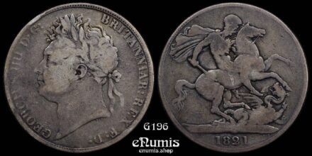 Great Britain, George IV, Crown 1821, Secundo, Fine