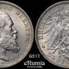 Germany, Wurttemberg, Wilhelm II, 3 Mark 1914, XF-UNC/aUNC
