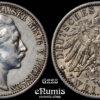 Germany, Prussia, Wilhelm II, 2 Mark 1904, aXF