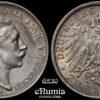 Germany, Prussia, Wilhelm II, 2 Mark 1907, aUNC/UNC