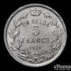 BELGIUM, Albert I, 5 Francs 1931, Des Belges, aUNC