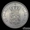 DENMARK, Christian X, 2 Kroner 1937, 25th Anniversary of Reign, UNC
