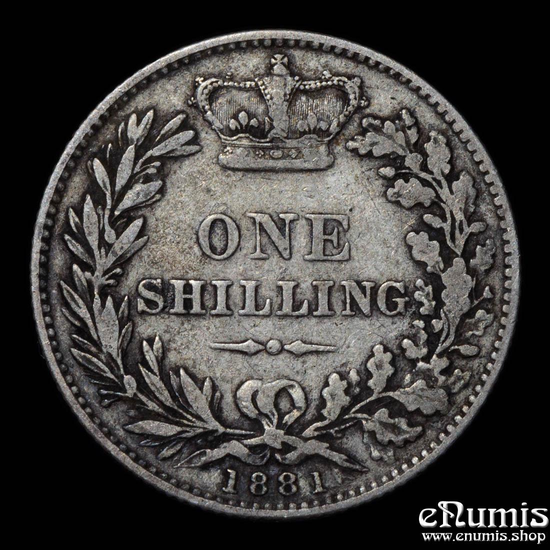 Great Britain, Victoria, Shilling 1881, VF