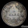 German Empire, 1 Mark 1886 F, Stuttgart, toned, UNC/aUNC