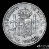 SPAIN, Alfonso XII, 1 Peseta 1883 MS-M, XF
