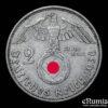 Germany, Third Reich, 2 Mark 1936 D, Munich, Swastika, rare year, XF+