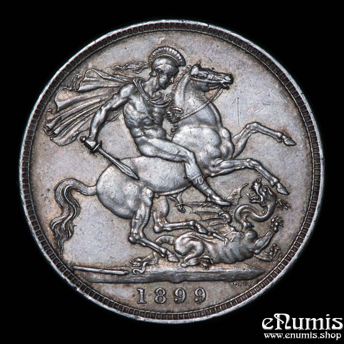 Great Britain, Victoria, Crown 1899, LXII, 2E - Scarce!, XF-UNC