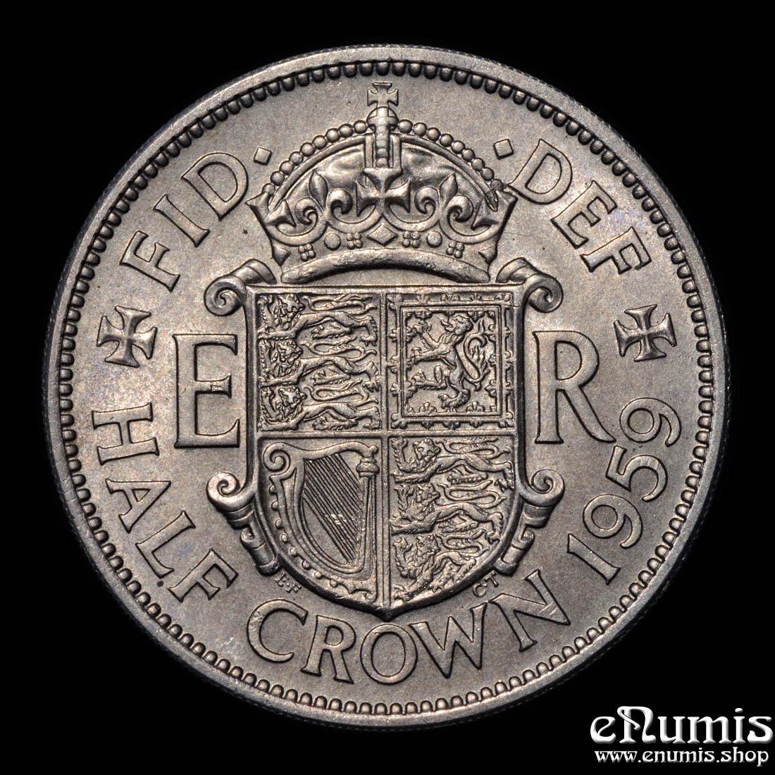 Great Britain, Elizabeth II, Halfcrown 1959, key date, UNC Great Britain, Elizabeth II, Halfcrown 1959, key date, UNC