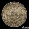 AUSTRIA, Franz Joseph I, 1 Florin Gulden 1860 A, toned, XF+