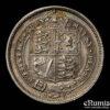 Great Britain, Victoria, Sixpence 1887, R over I in Victoria, Rare!, XF-UNC