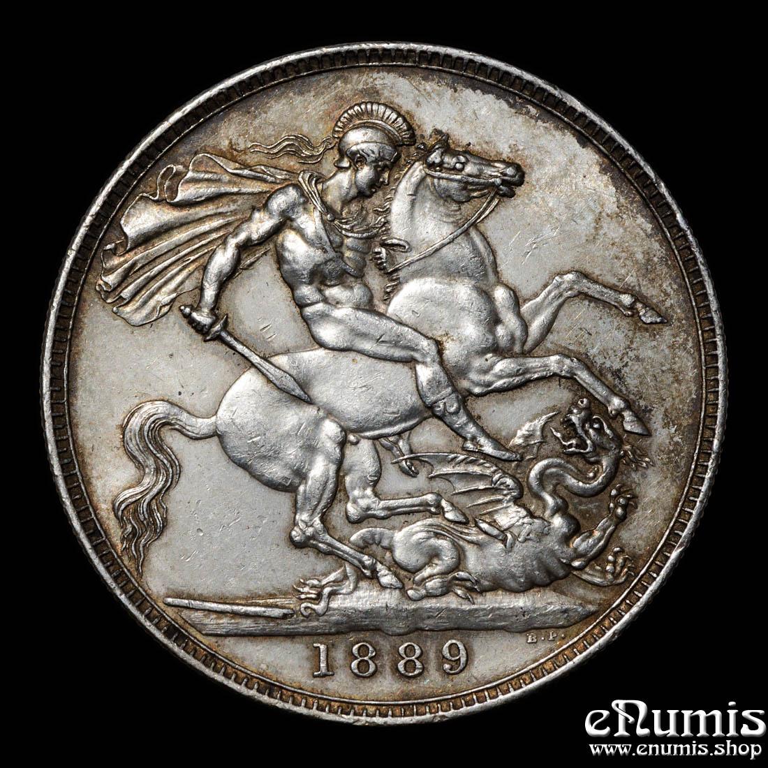 Great Britain, Victoria, Crown 1889, aUNC