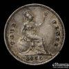 Great Britain, Victoria, 4 Pence 1855, Groat, variety, aUNC