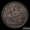 Great Britain, Victoria, Crown 1890, toned, XF