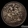 Great Britain, Victoria, Crown 1897, LXI, toned, VF Great Britain, Victoria, Crown 1897, LXI, toned, VF