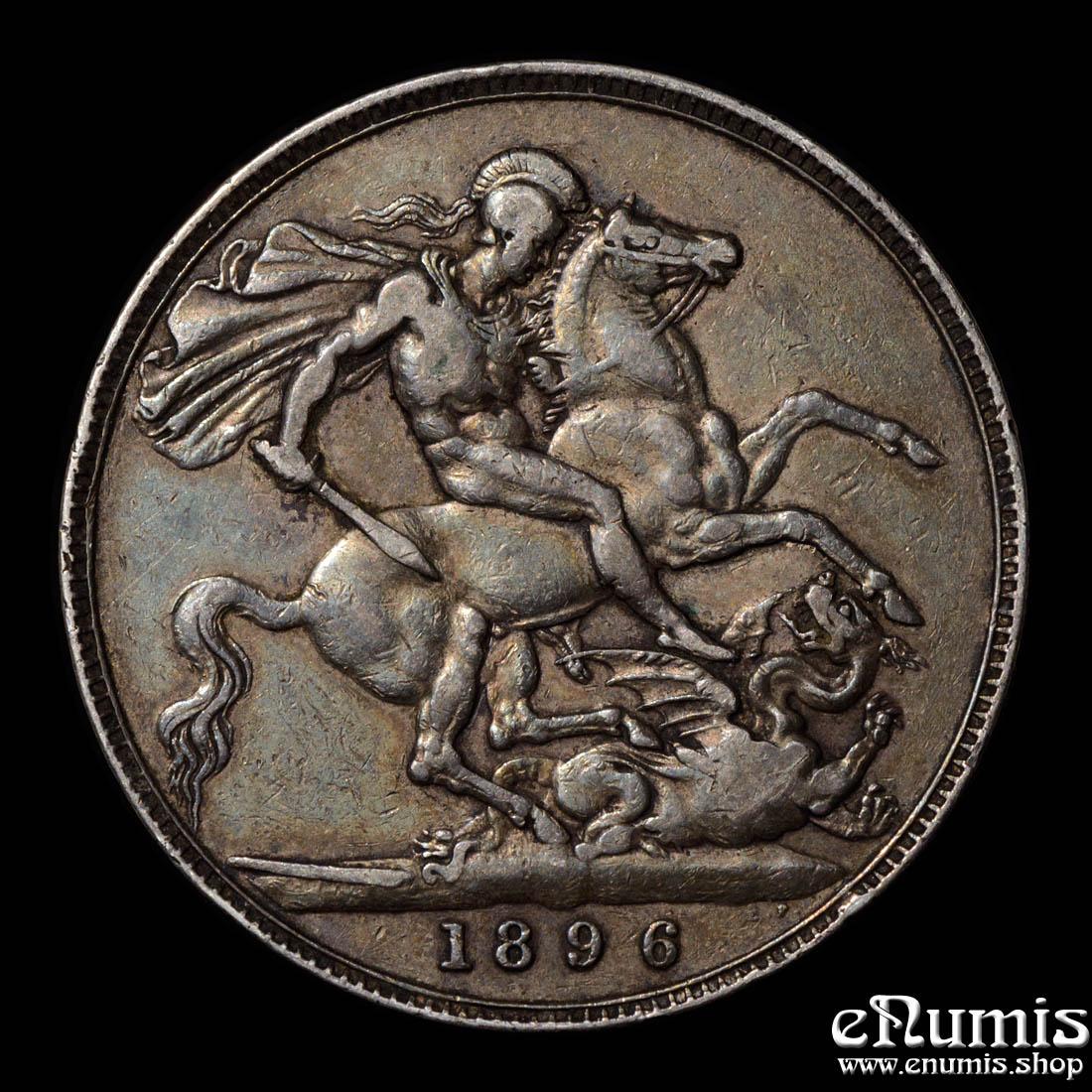 Great Britain, Victoria, Crown 1896, LX, 2+A, Scarce, toned, aXF