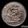 Great Britain, Victoria, Crown 1897, LXI, XF+ Great Britain, Victoria, Crown 1897, LXI, XF+