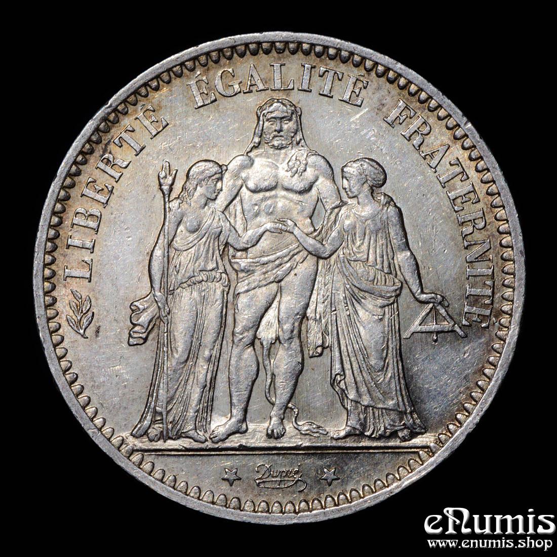 FRANCE, Third Republic, 5 Francs 1873 A, Paris, prooflike, aUNC