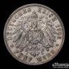Germany, Wurttemberg, Wilhelm II, 5 Mark 1903, VF+