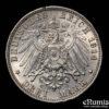 Germany, Wurttemberg, Wilhelm II, 3 Mark 1914, aUNC/UNC Germany, Wurttemberg, Wilhelm II, 3 Mark 1914, aUNC/UNC