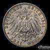 Germany, Hamburg, 3 Mark 1911, XF+