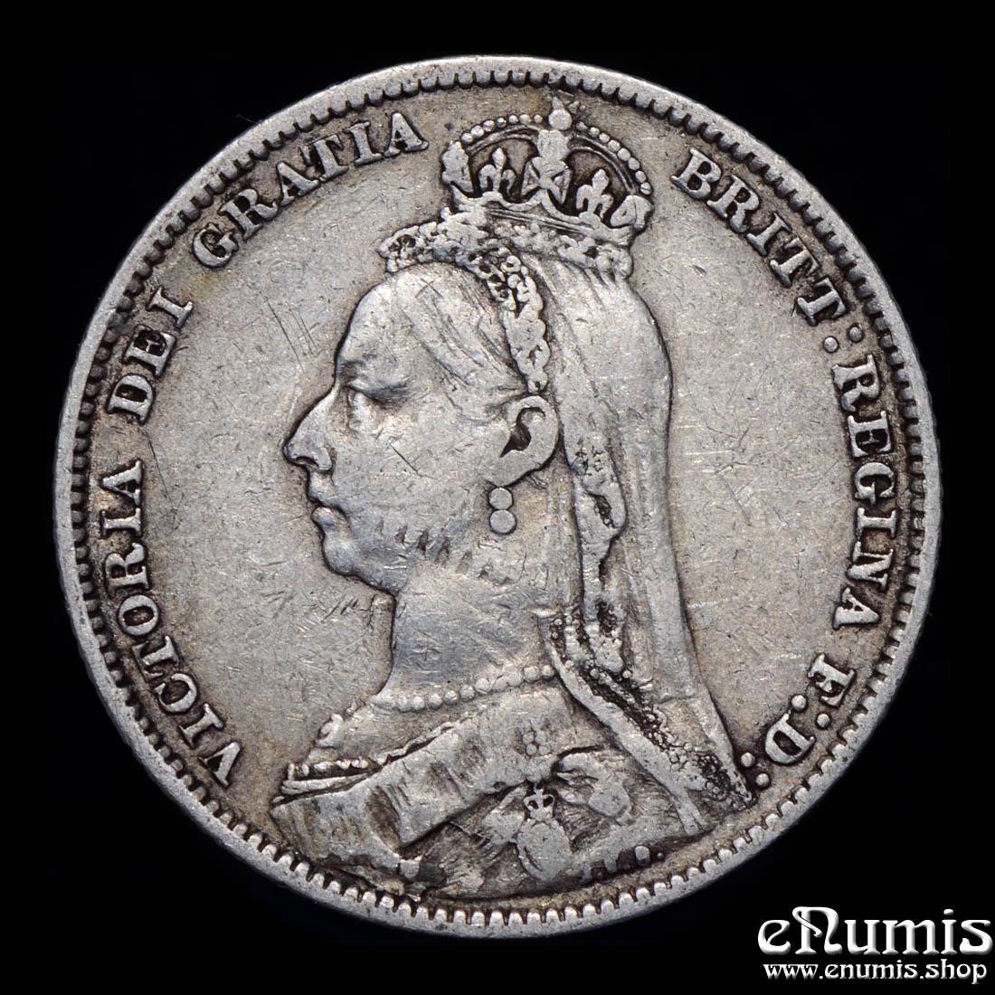 Great Britain, Victoria, Shilling 1889, VF