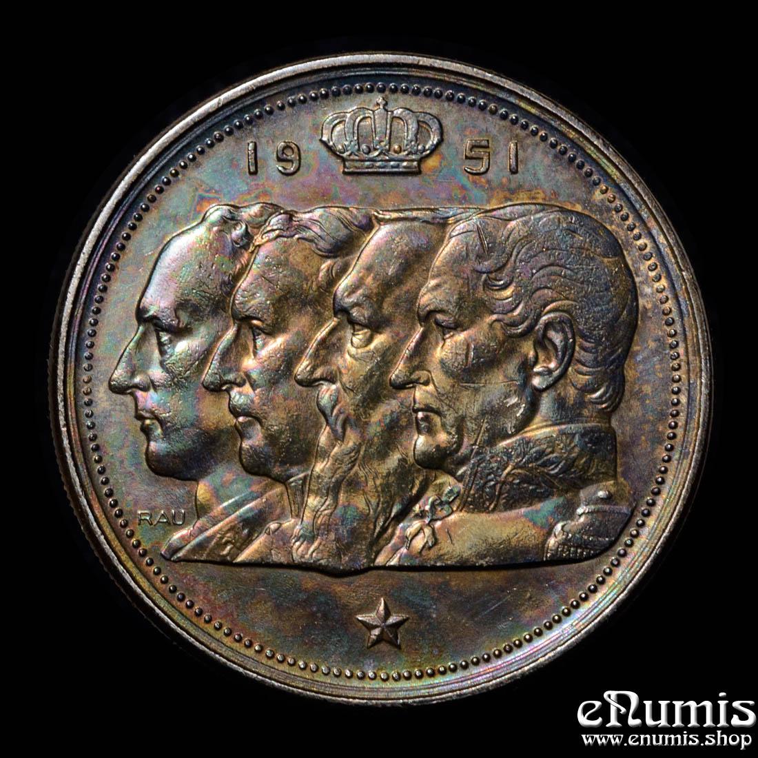 BELGIUM, Baudouin, 100 Francs 1951, Belgie, nicely toned, XF-UNC/UNC