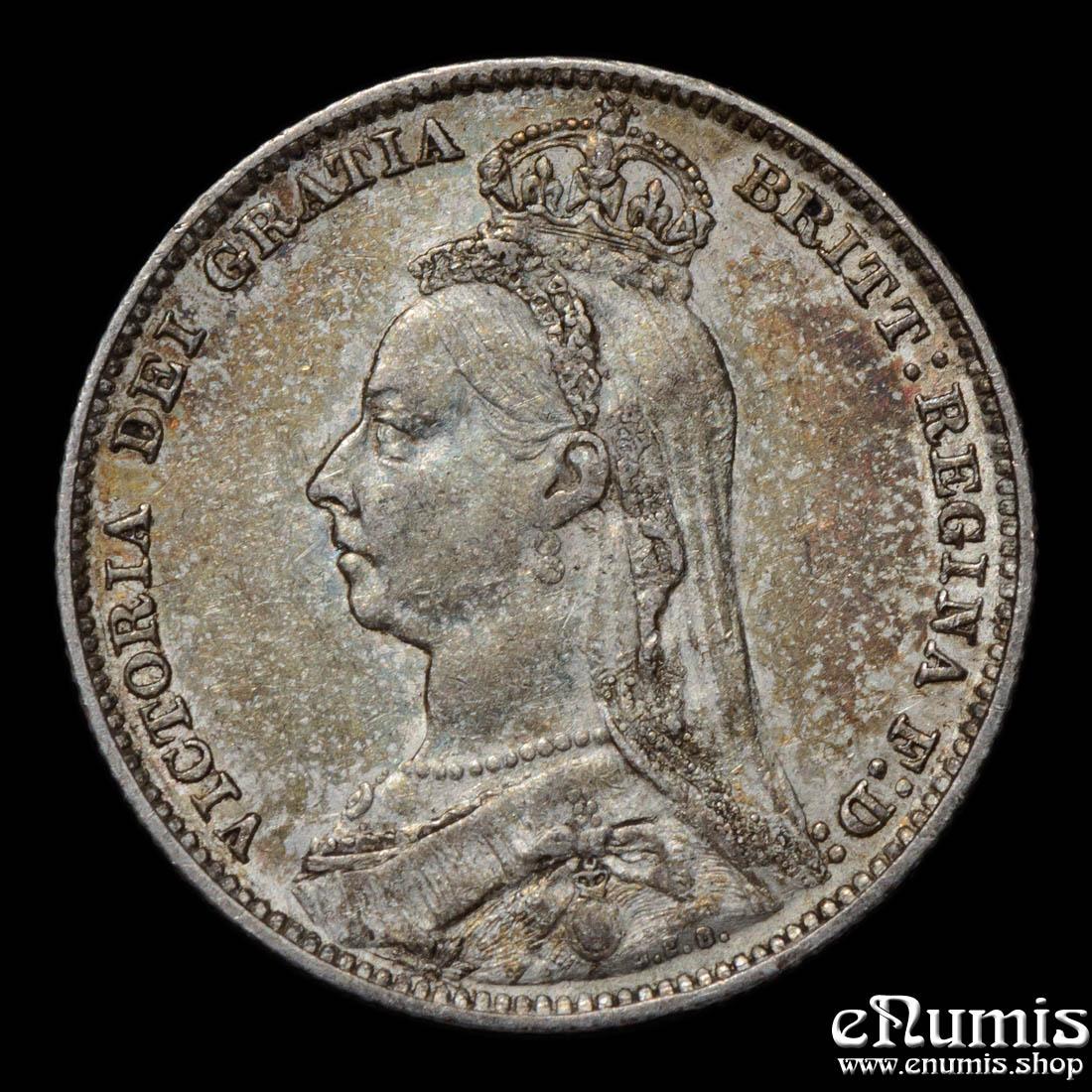 Great Britain, Victoria, Shilling 1890, XF+