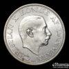 DENMARK, Christian X, 2 Kroner 1937, 25th Anniversary of Reign, UNC
