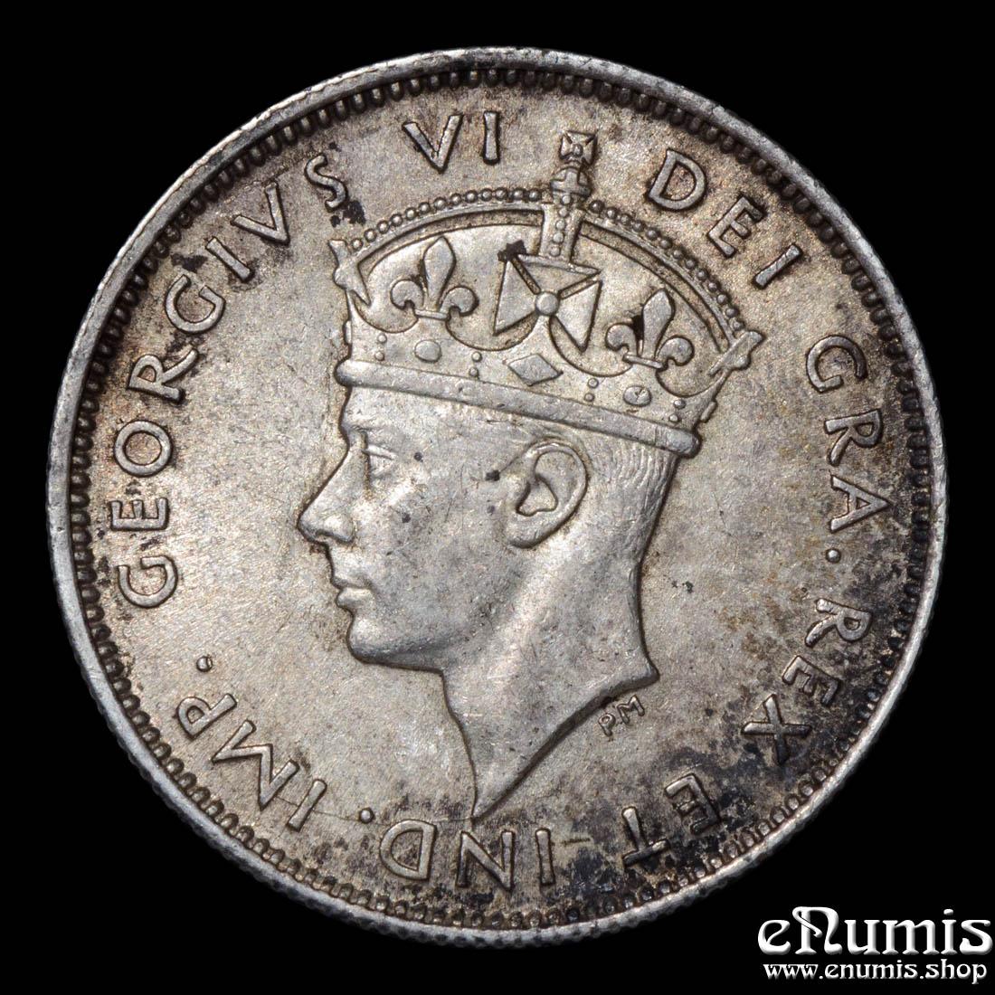 CYPRUS, George VI, 9 Piastres 1940, UNC