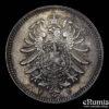 German Empire, 1 Mark 1886 F, Stuttgart, toned, UNC/aUNC