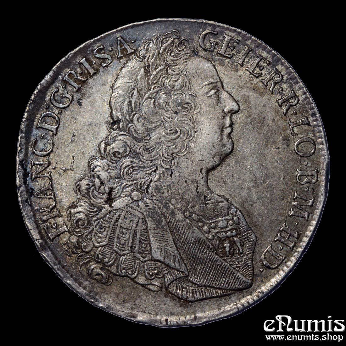 AUSTRIA, Franz I, Taler 1760 PR, Prague, XF+ AUSTRIA, Franz I, Taler 1760 PR, Prague, XF+
