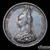 Great Britain, Victoria, Shilling 1887, Jubilee head, toned, aXF
