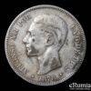 SPAIN, Alfonso XII, 5 Pesetas 1878 EMM/DEM, Rare!, VF/VF+