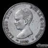 SPAIN, Alfonso XIII, 2 Pesetas 1889 MP-M, VF-XF/XF