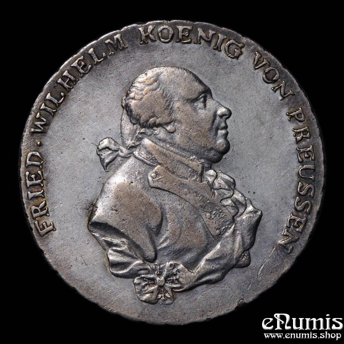 Germany, Prussia, Friedrich Wilhelm II, Taler 1793 E, Konigsberg, Rare!, VF+ Germany, Prussia, Friedrich Wilhelm II, Taler 1793 E, Konigsberg, Rare!, VF+