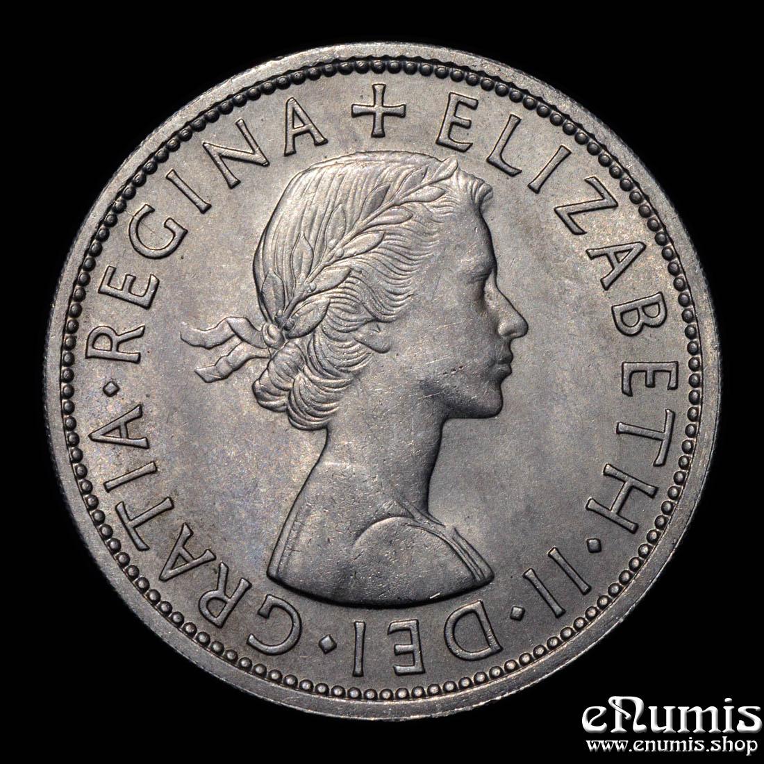 Great Britain, Elizabeth II, Halfcrown 1959, key date, UNC Great Britain, Elizabeth II, Halfcrown 1959, key date, UNC