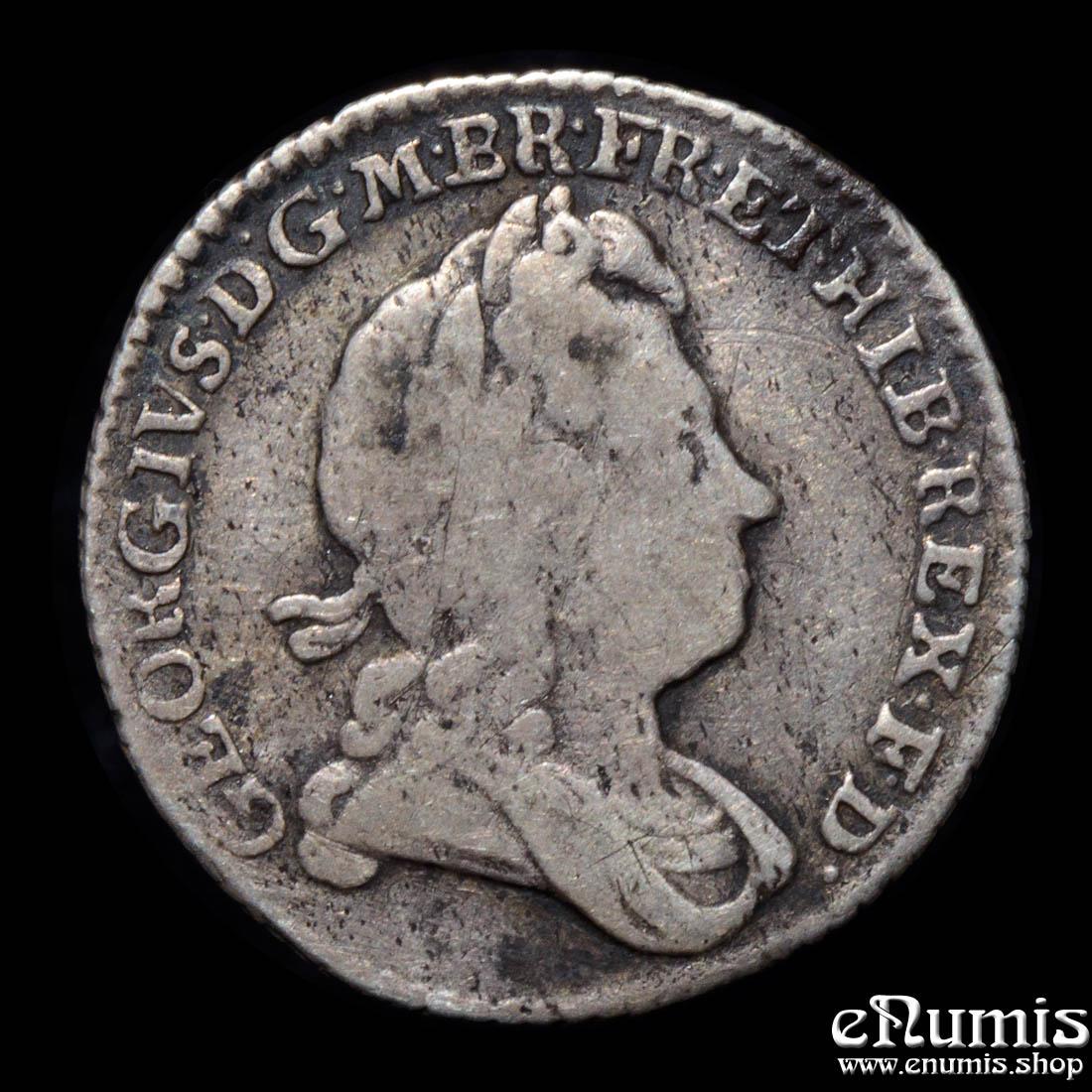 Great Britain, George I, 6 Pence 1723 SSC, Sixpence, aVF Great Britain, George I, 6 Pence 1723 SSC, Sixpence, aVF